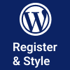 Wordpress Register & Styles